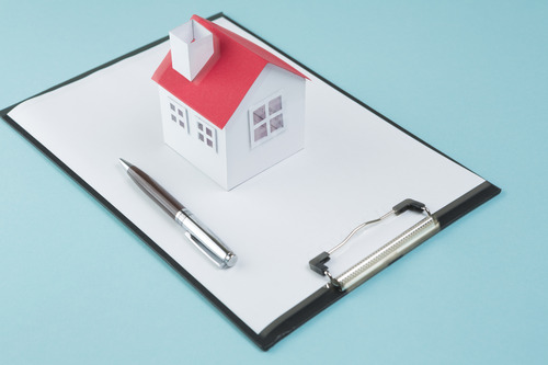 house model pen clipboard